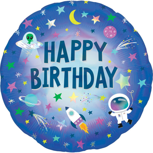Afbeelding van Folie HB Holo Space met helium