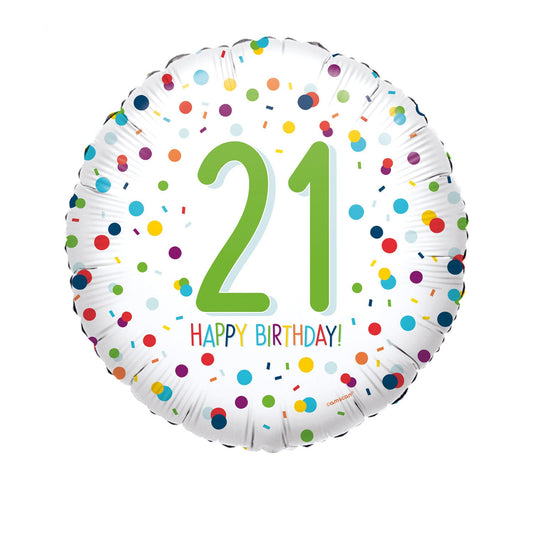 Afbeelding van Folie 21 HB Confetti met helium