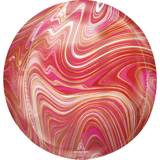 Afbeelding van Orbz roodpinkgoud met helium