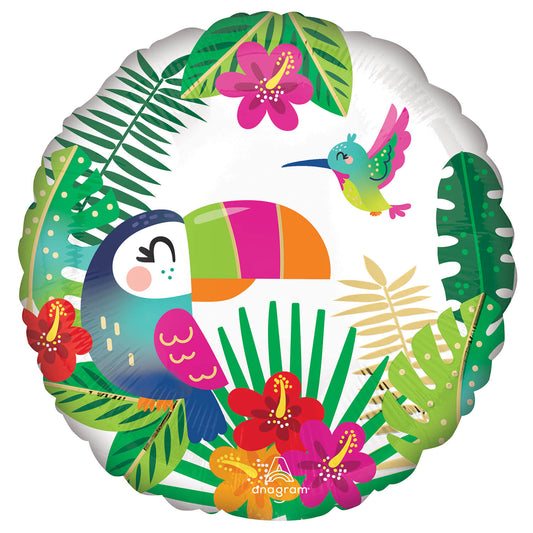 Afbeelding van Folie tropical Paradise toekan met helium