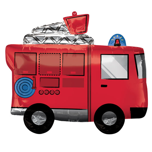 Afbeelding van S-Shape Brandweer auto met helium