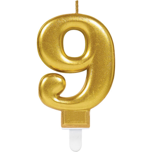 Afbeelding van Cijferkaars gold #9