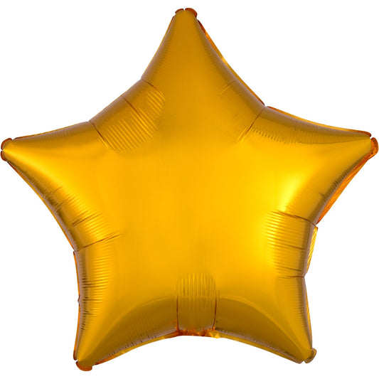 Afbeelding van Folie Ster Goud met helium