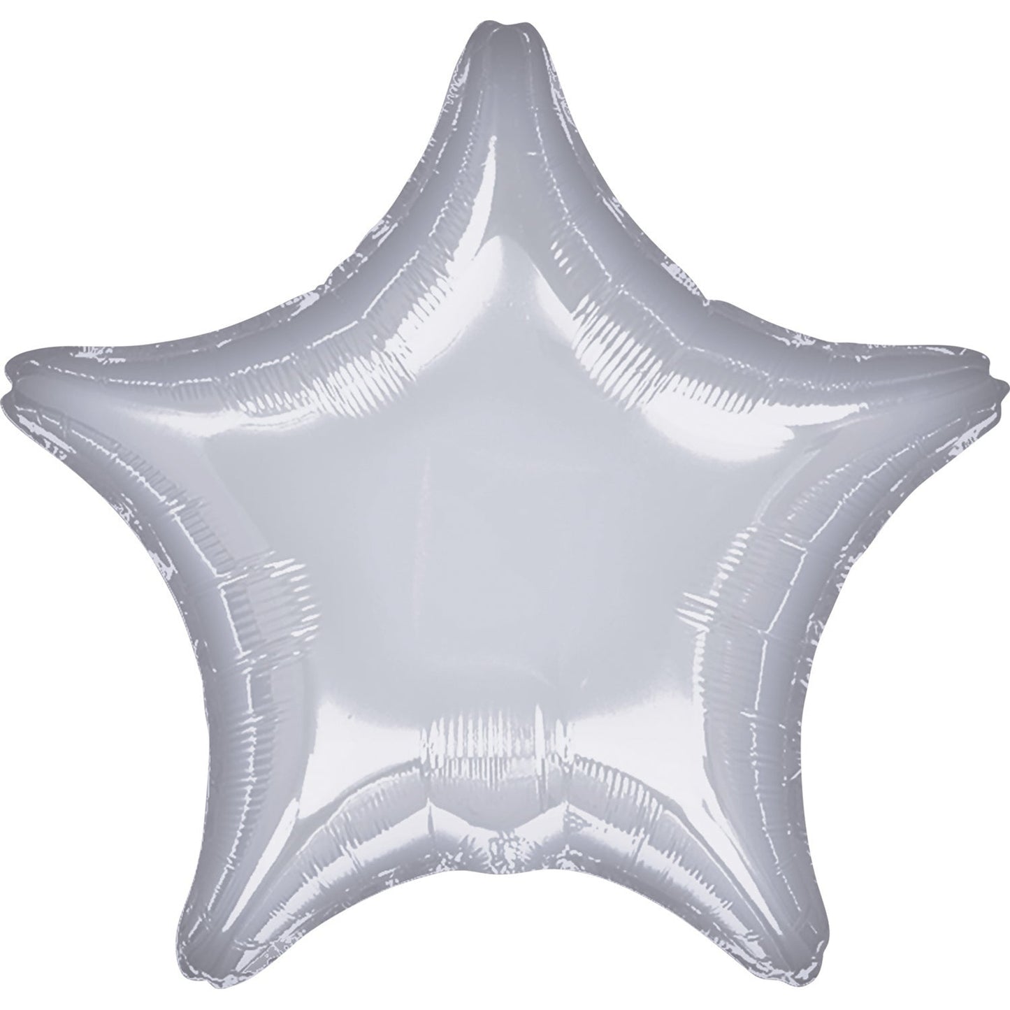 Afbeelding van Folie ster zilver met helium