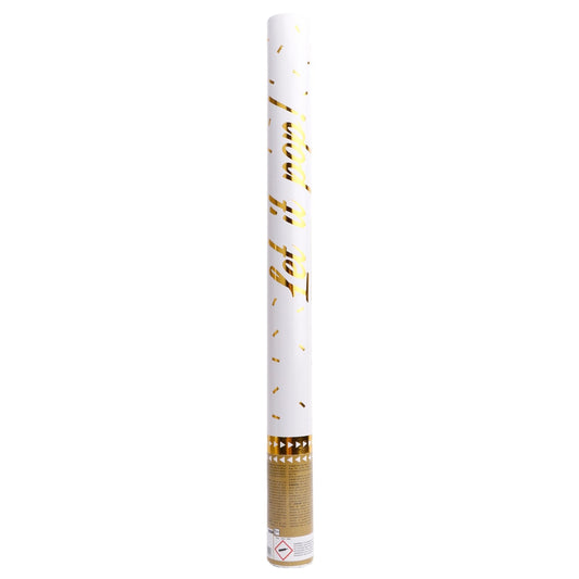 Afbeelding van Confetti shooter 60cm. slow fall goud (Categorie 1)