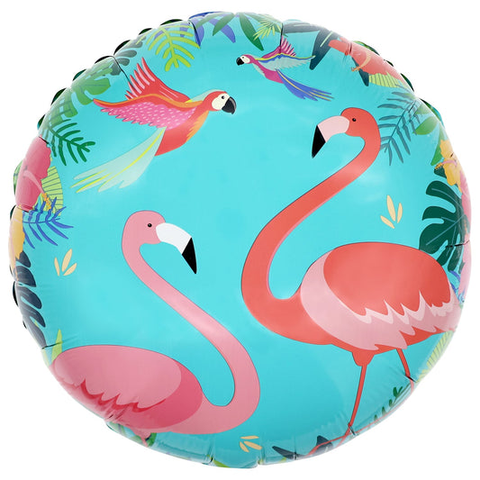 Afbeelding van Folie Summer Flamingo met helium
