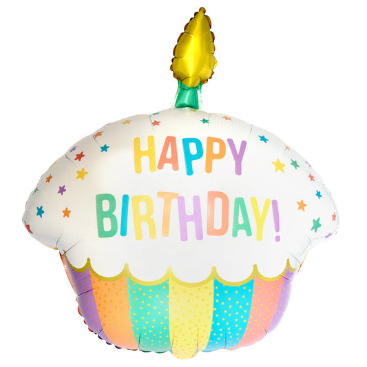 Afbeelding van S-Shape H.B Cupcake met helium