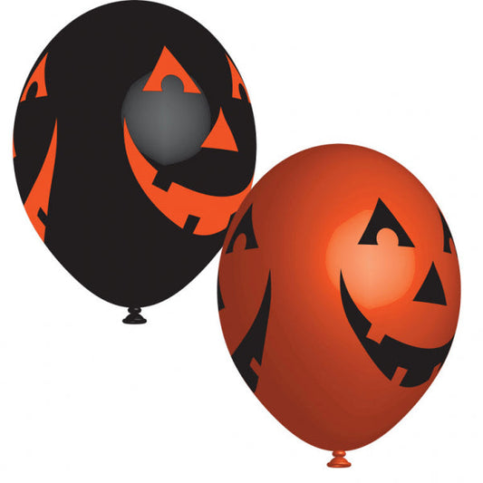 Afbeelding van Ballonnen smiling pumpkin met helium
