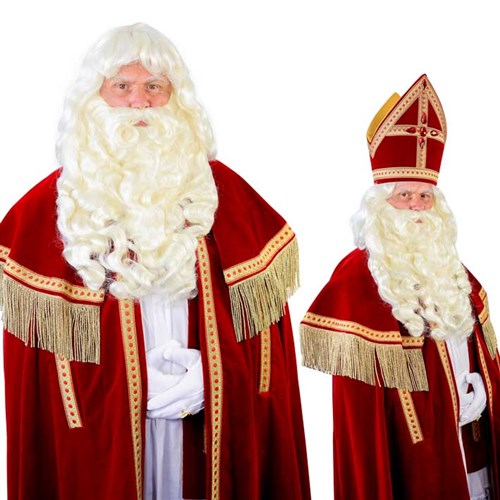 Afbeelding van Baardstel met draadsnor Myra kanekalon