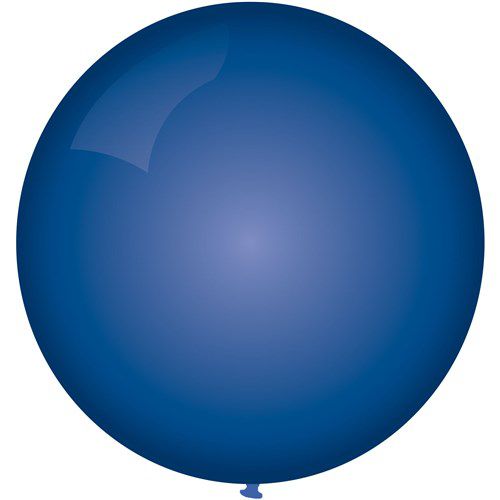 Afbeelding van Ballon marine blauw (��90cm) met helium