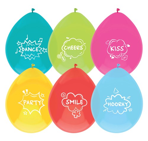 Afbeelding van Ballonnen party quotes (��30cm, 6st)