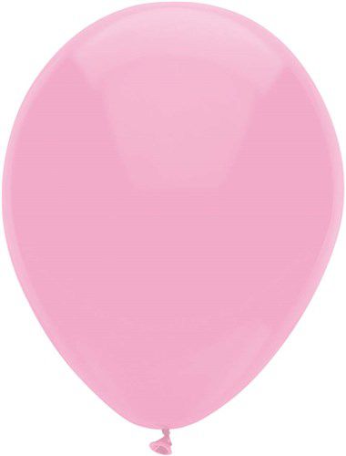 Afbeelding van Ballonnen uni babyroze (��30cm, 10st)