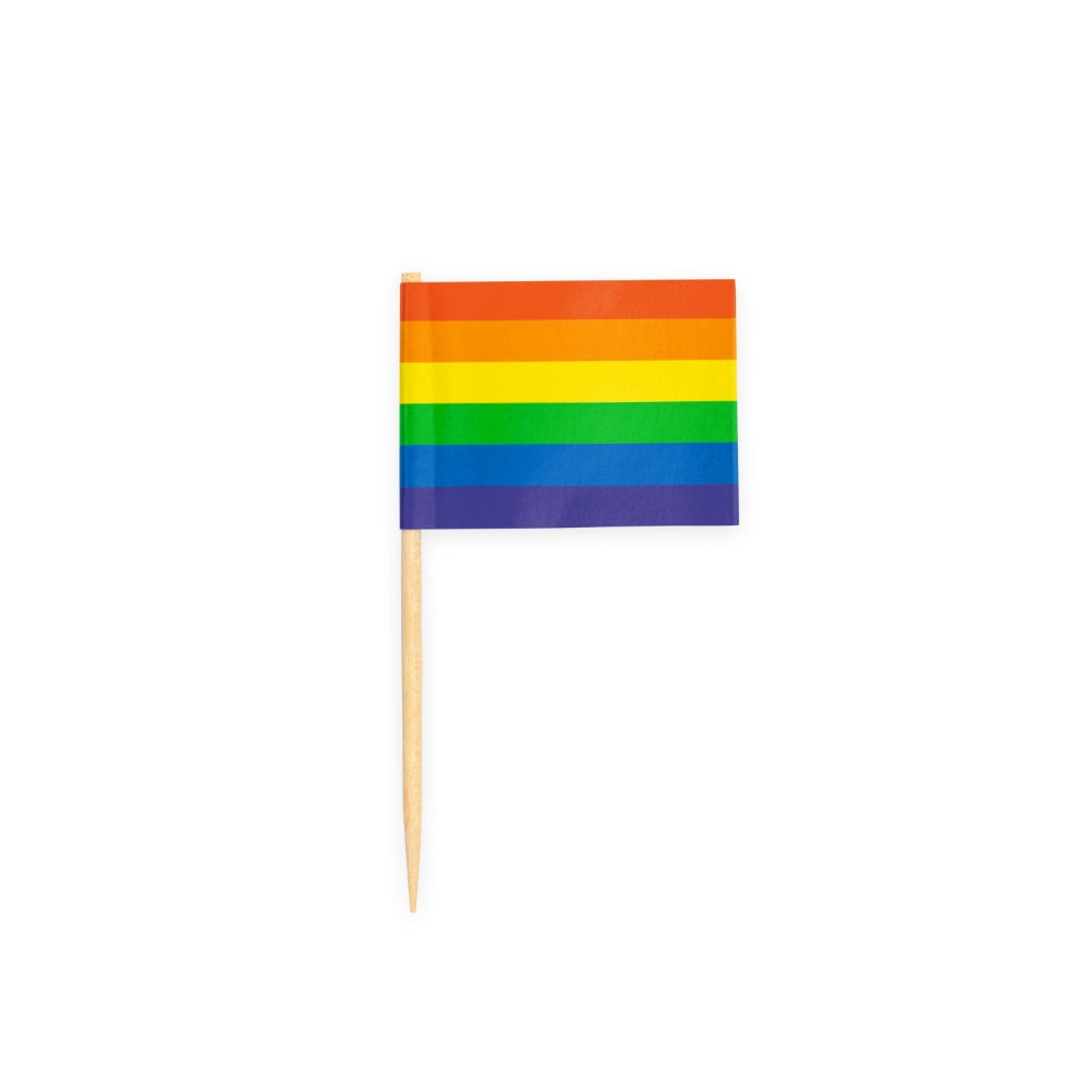 Afbeelding van Cocktailprikkers regenboog