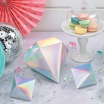 Afbeelding van Tafeldeco diamant 3 stuks