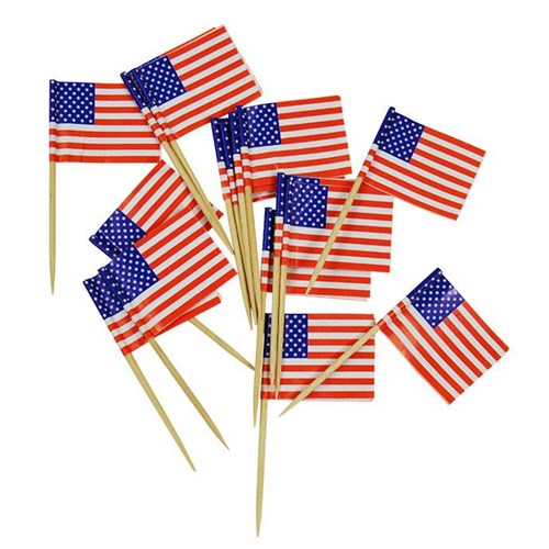 Afbeelding van Feestprikkertjes USA (50st)
