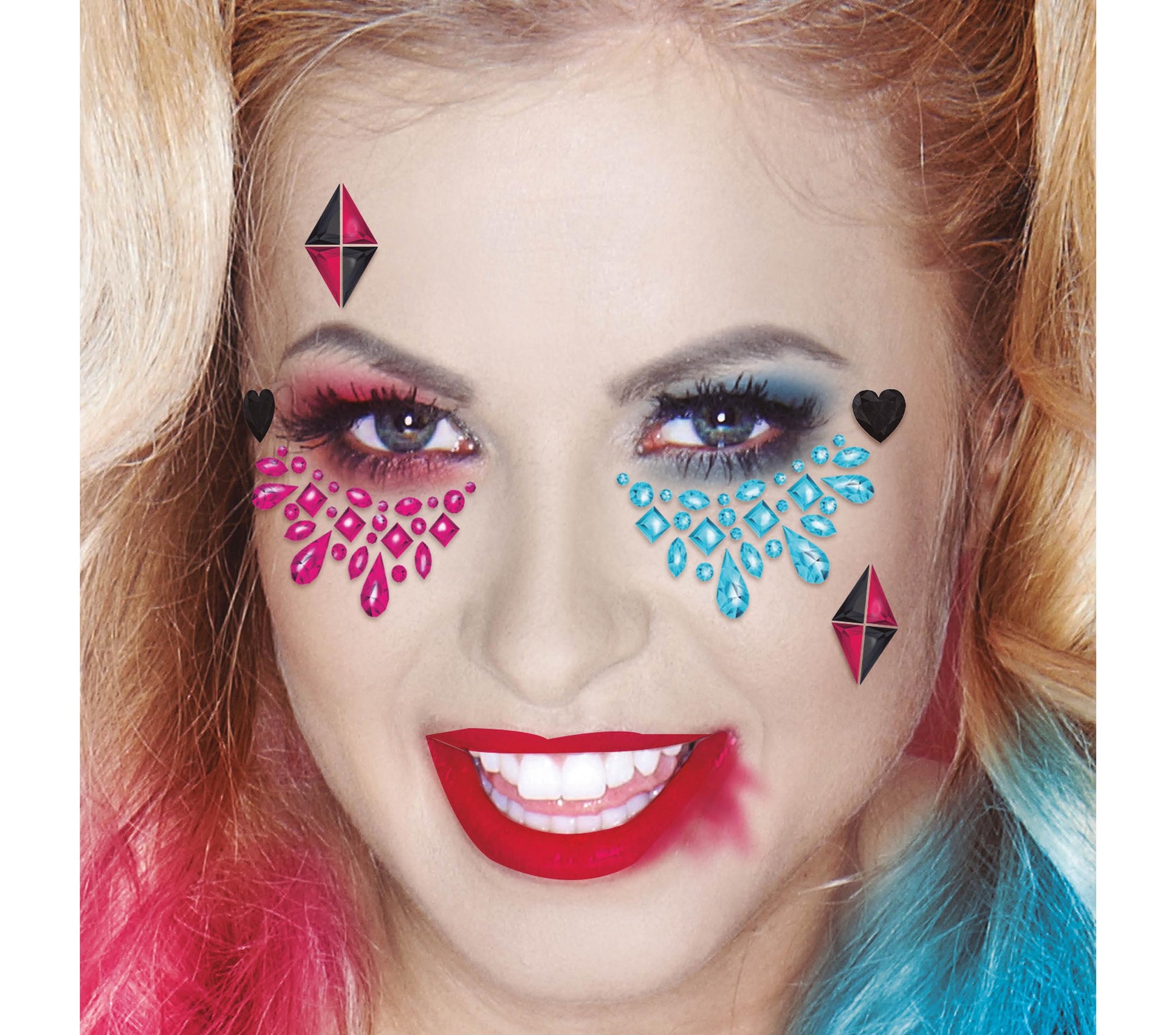 Afbeelding van Face - Gezicht jewels Harlequin
