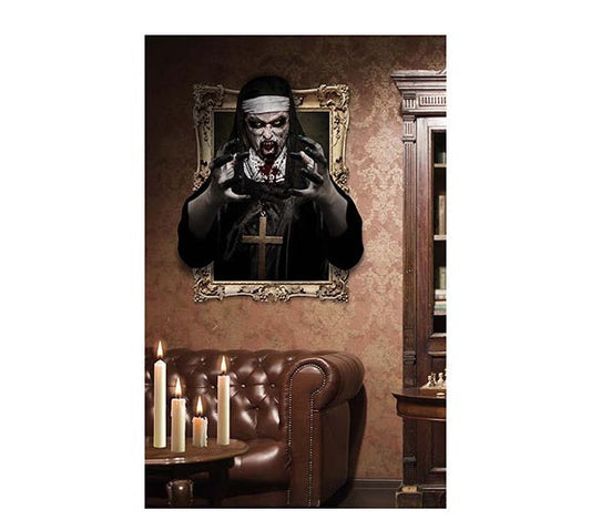 Afbeelding van Wand deco Monk 70x80 CM