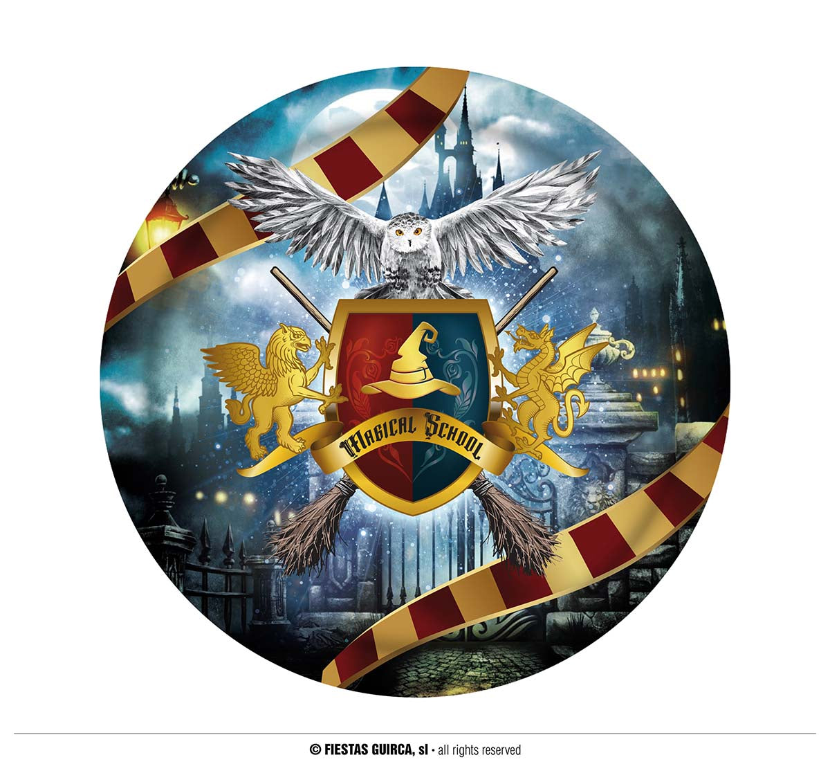 Afbeelding van Borden Magical School 6stk