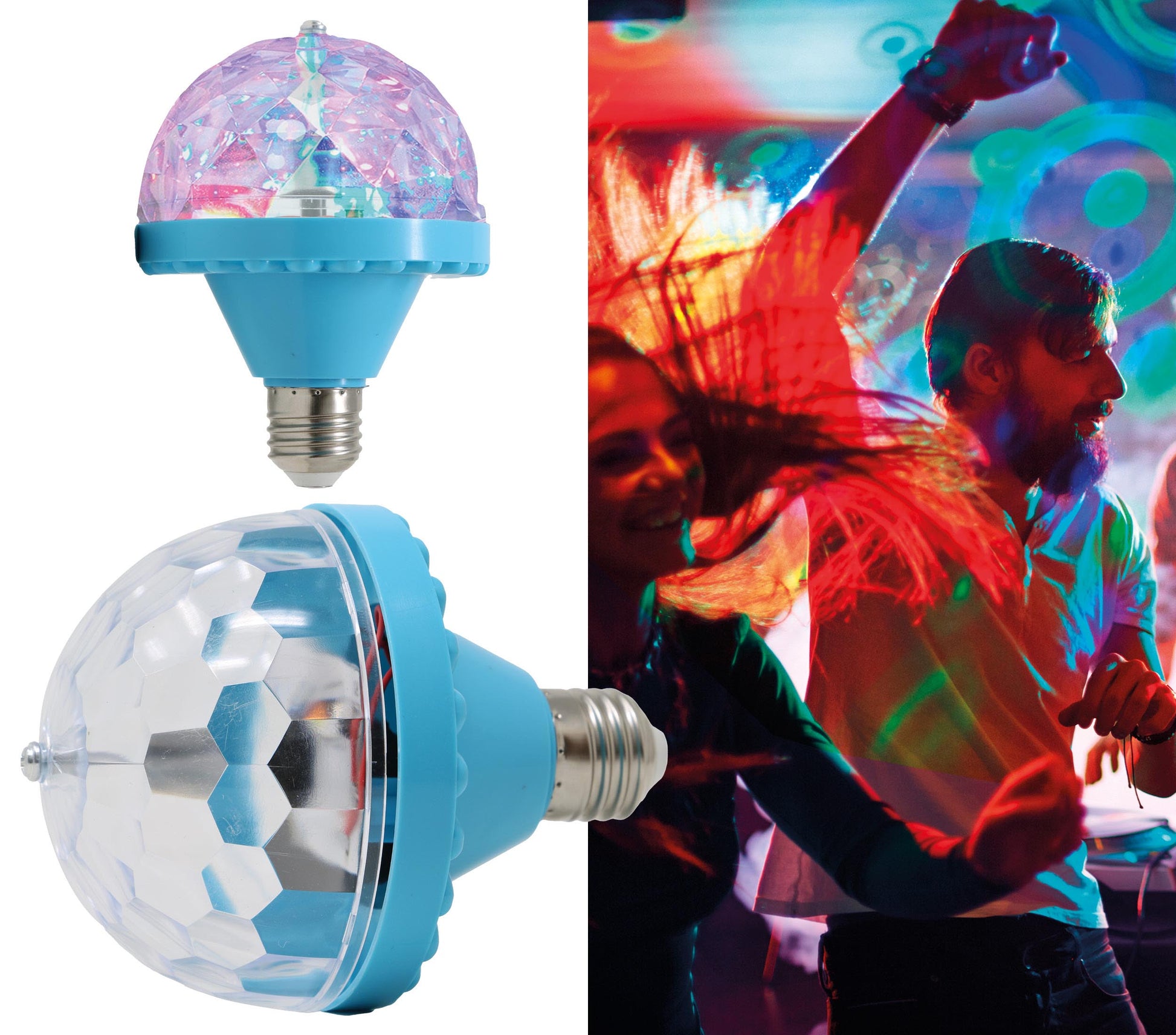 Afbeelding van MULTICOLORED RGB LED BULB