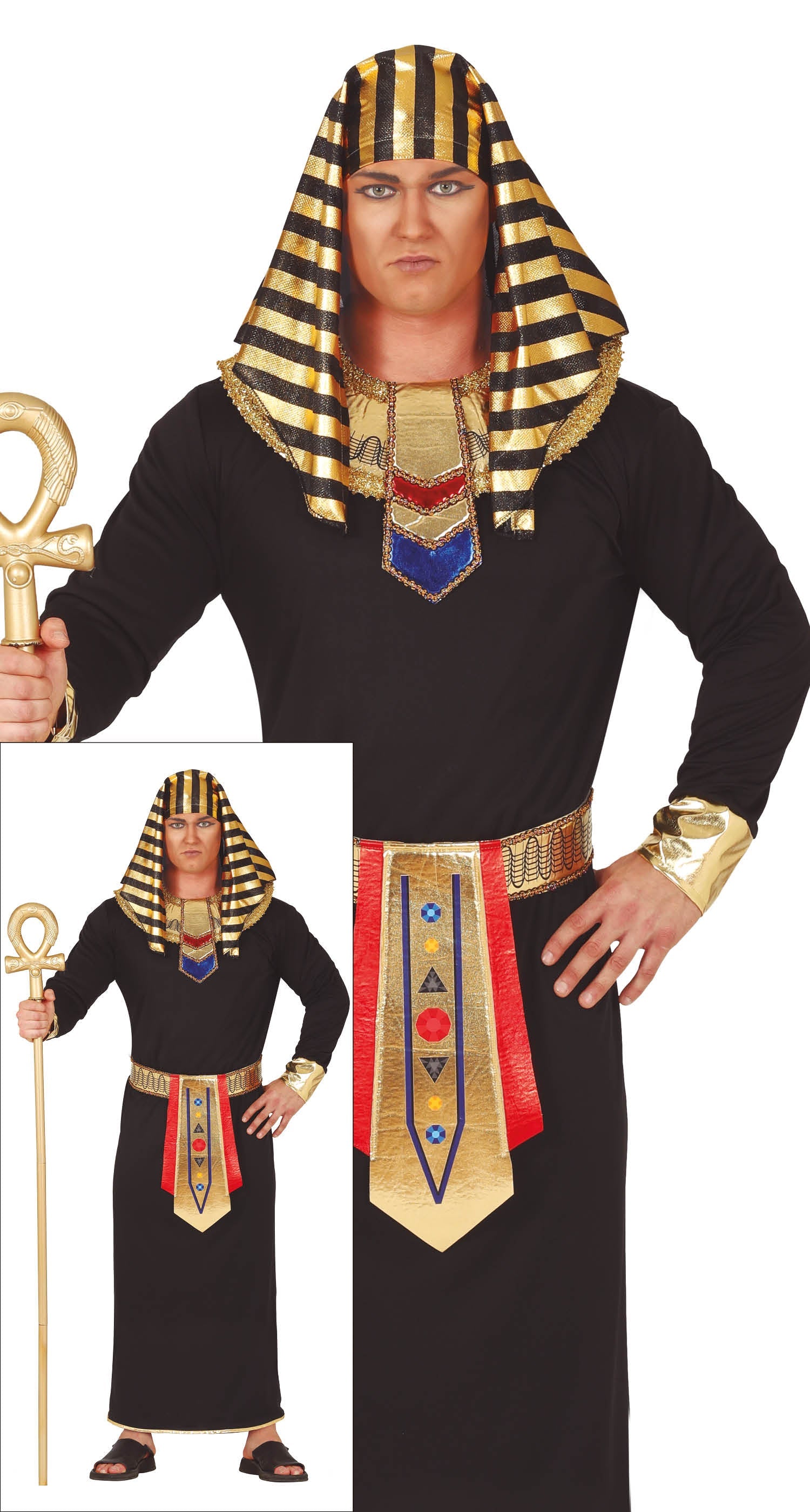 Afbeelding van Egypte Farao zwrt 4 dlg M