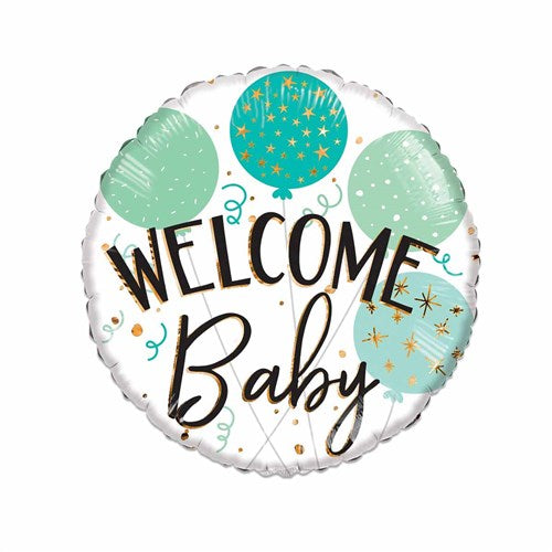 Afbeelding van Folieballon ���Welcome Baby��� ECO (��46cm) met helium