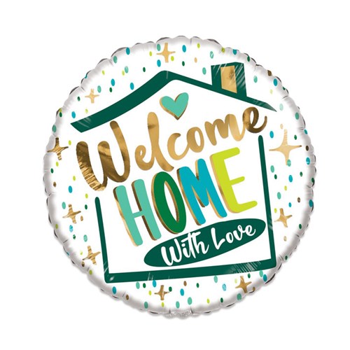 Afbeelding van Folieballon ���Welcome home��� ECO (��46cm) met helium