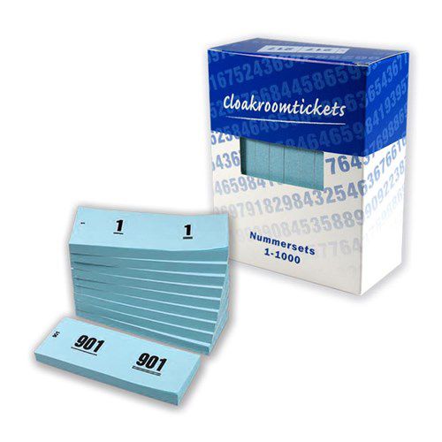 Afbeelding van Garderobe blok blauw (1-1000)