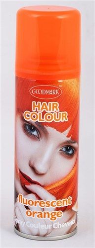 Afbeelding van Haarkleurspray fluor oranje (125ml)