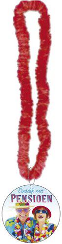 Afbeelding van Krans met hanger ���Eindelijk met pensioen���