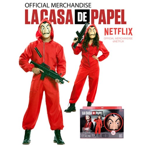 Afbeelding van La casa de papel overvaller luxe (XL)