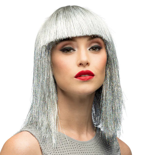 Afbeelding van Pruik Crazy Silver