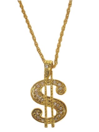 Afbeelding van Ketting goud dollar