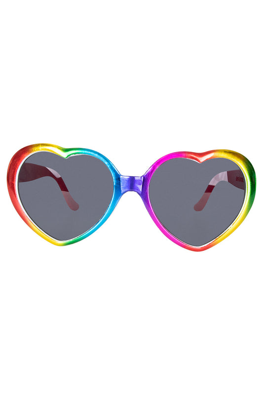 Afbeelding van Bril Regenboog met hart glazen