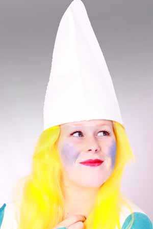 Afbeelding van Smurf muts wit