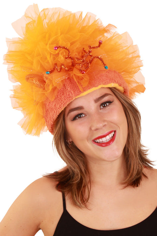 Afbeelding van Crazy hat oranje