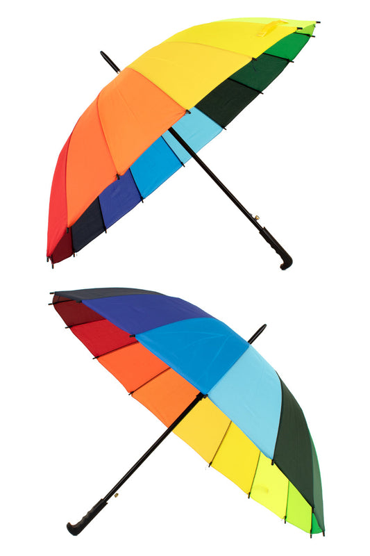 Afbeelding van Paraplu regenboog kleuren
