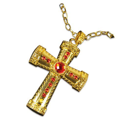 Afbeelding van Sinterklaaskruis met ketting