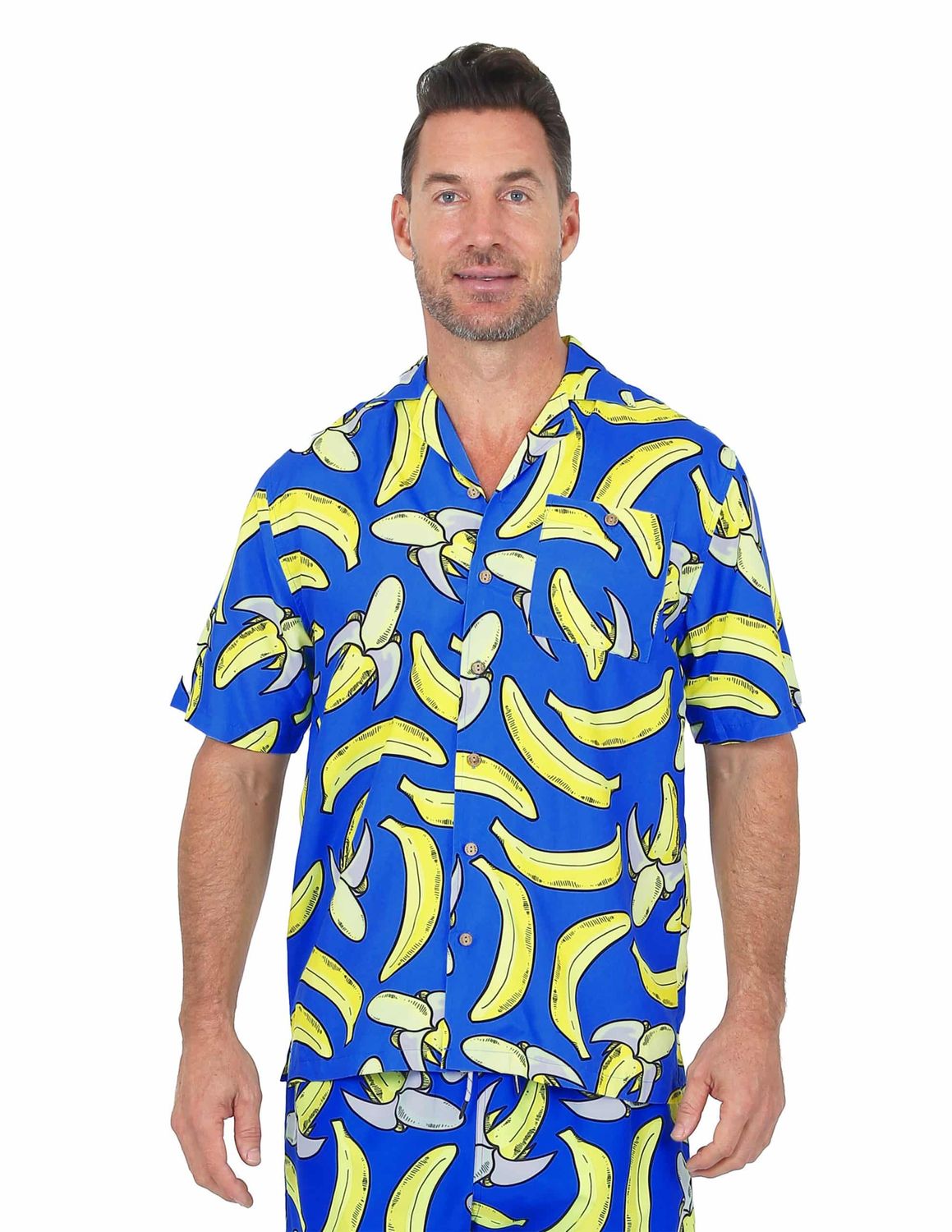 Afbeelding van Hawaii Shirt strech Banana S