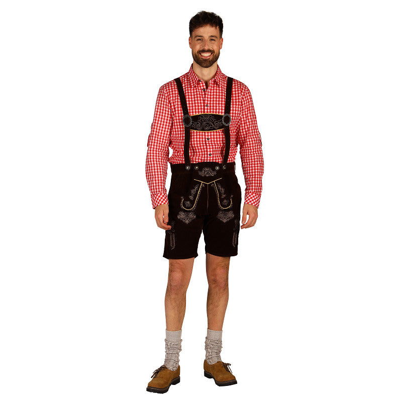 Afbeelding van Lederhose kort DLX mt 50