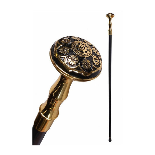 Afbeelding van wandelstok golddigger zwart - goud