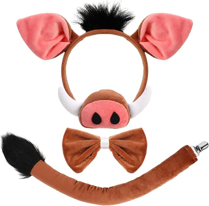 Afbeelding van Zwijn set Pumbaa 4 dlg.